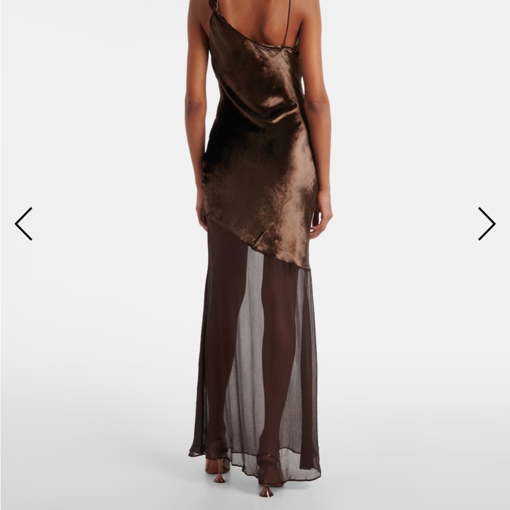 STAUD Brown Maxi Dress- 2 - Picture 3 of 4